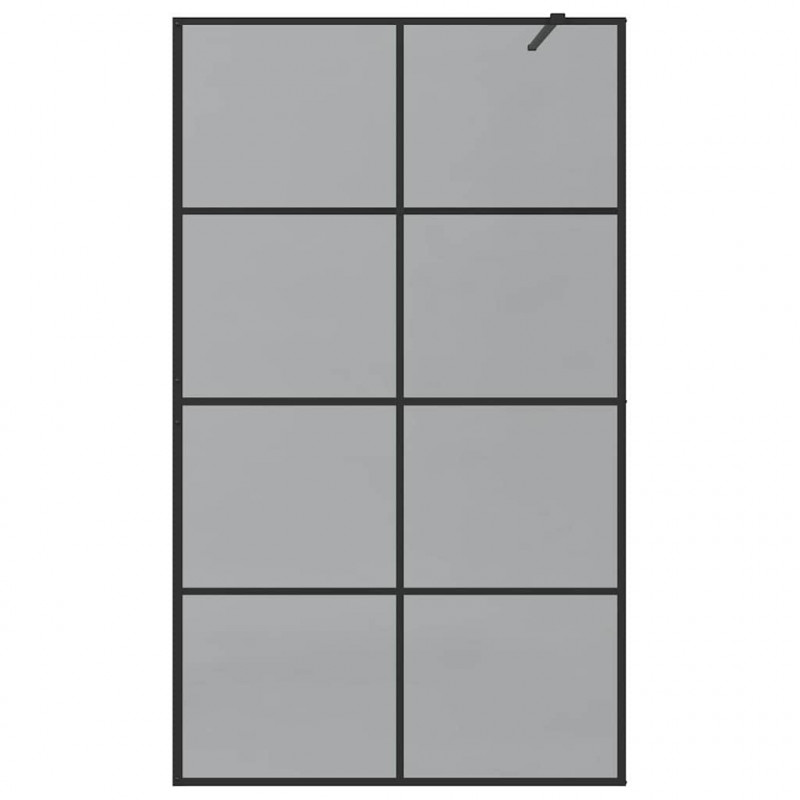 Ściana prysznicowa typu walk-in Czarny 115 x 195 cm