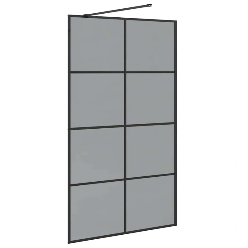 Ściana prysznicowa typu walk-in Czarny 115 x 195 cm