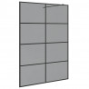 Ściana prysznicowa typu walk-in Czarny 140 x 195 cm
