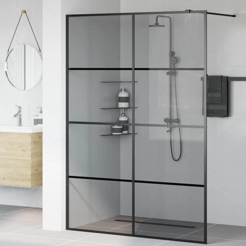 Ściana prysznicowa typu walk-in Czarny 140 x 195 cm