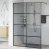 Ściana prysznicowa typu walk-in Czarny 140 x 195 cm