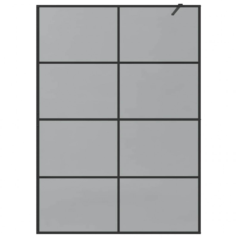 Ściana prysznicowa typu walk-in Czarny 140 x 195 cm
