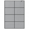 Ściana prysznicowa typu walk-in Czarny 140 x 195 cm