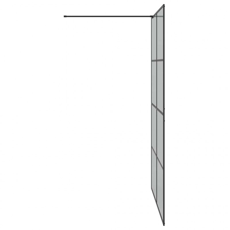 Ściana prysznicowa typu walk-in Czarny 140 x 195 cm