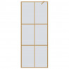 Ściana prysznicowa typu walk-in złoty 80 x 195 cm