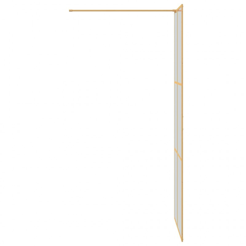 Ściana prysznicowa typu walk-in złoty 80 x 195 cm