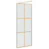 Ściana prysznicowa typu walk-in złoty 80 x 195 cm