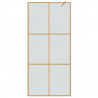Ściana prysznicowa typu walk-in złoty 90 x 195 cm