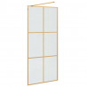 Ściana prysznicowa typu walk-in złoty 90 x 195 cm