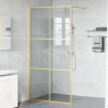Ściana prysznicowa typu walk-in złoty 100 x 195 cm