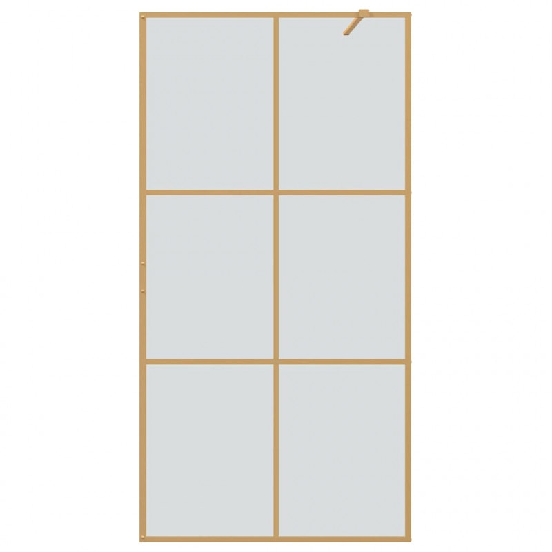 Ściana prysznicowa typu walk-in złoty 100 x 195 cm