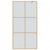 Ściana prysznicowa typu walk-in złoty 100 x 195 cm