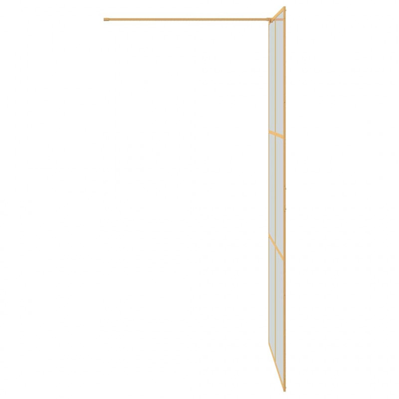 Ściana prysznicowa typu walk-in złoty 100 x 195 cm