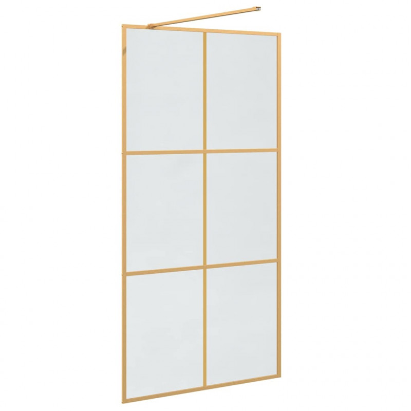Ściana prysznicowa typu walk-in złoty 100 x 195 cm