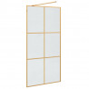 Ściana prysznicowa typu walk-in złoty 100 x 195 cm