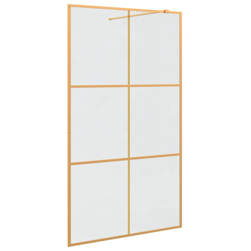 Ściana prysznicowa typu walk-in złoty 115 x 195 cm