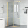 Ściana prysznicowa typu walk-in złoty 115 x 195 cm
