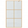 Ściana prysznicowa typu walk-in złoty 115 x 195 cm