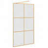 Ściana prysznicowa typu walk-in złoty 115 x 195 cm