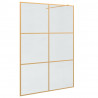 Ściana prysznicowa typu walk-in złoty 140 x 195 cm