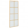 Ściana prysznicowa typu walk-in złoty 80 x 195 cm