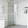 Ściana prysznicowa typu walk-in złoty 80 x 195 cm