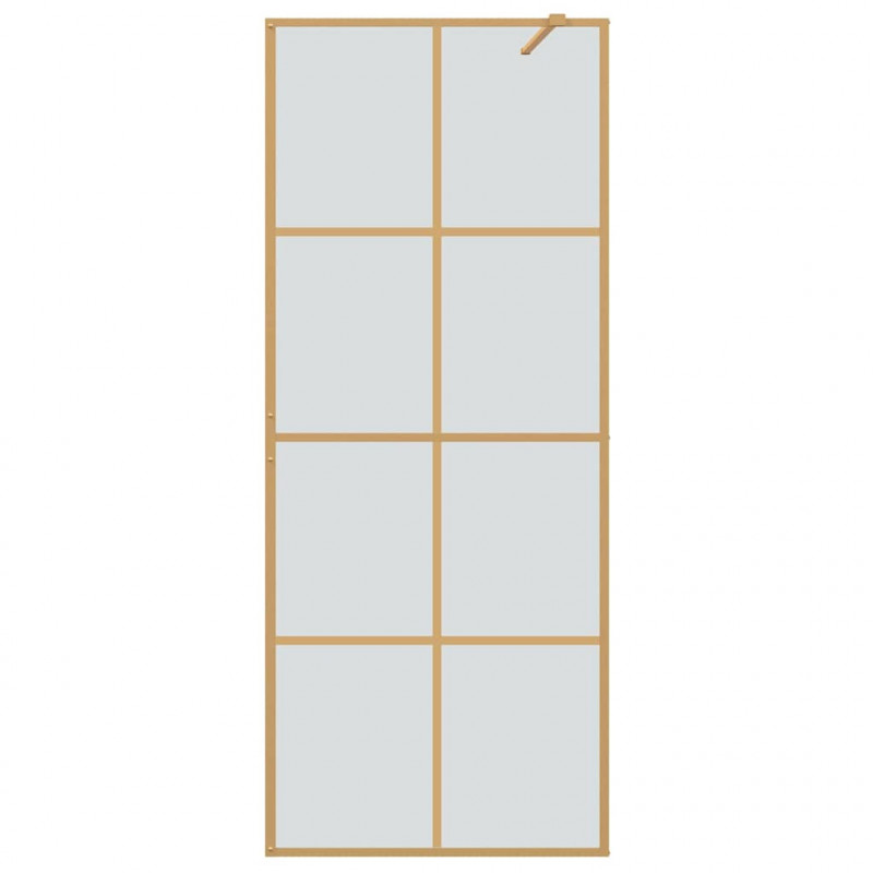 Ściana prysznicowa typu walk-in złoty 80 x 195 cm