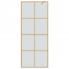 Ściana prysznicowa typu walk-in złoty 80 x 195 cm