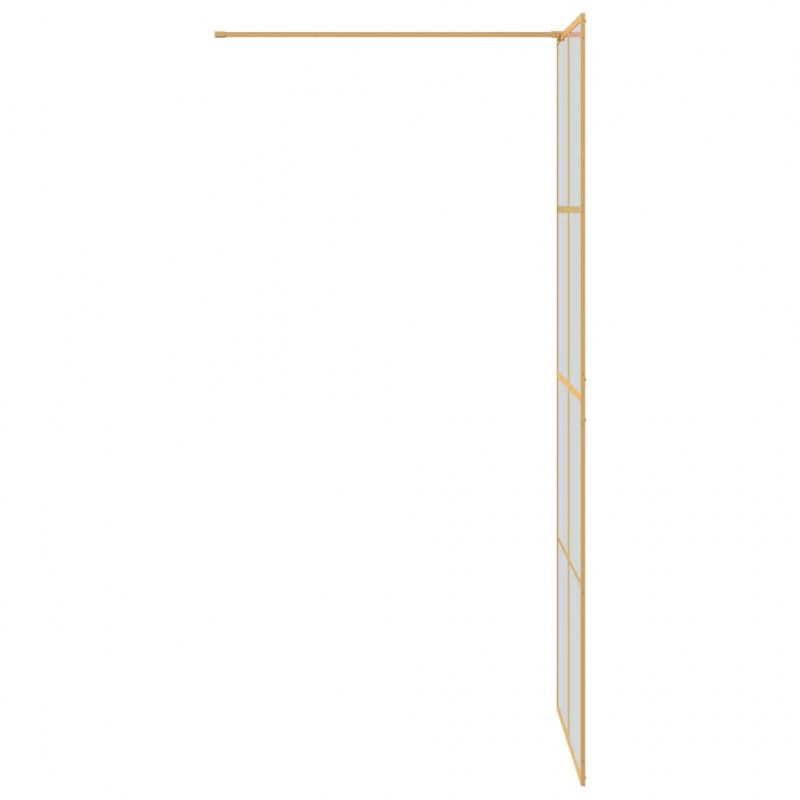 Ściana prysznicowa typu walk-in złoty 80 x 195 cm