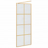 Ściana prysznicowa typu walk-in złoty 80 x 195 cm