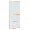Ściana prysznicowa typu walk-in złoty 90 x 195 cm