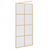 Ściana prysznicowa typu walk-in złoty 90 x 195 cm