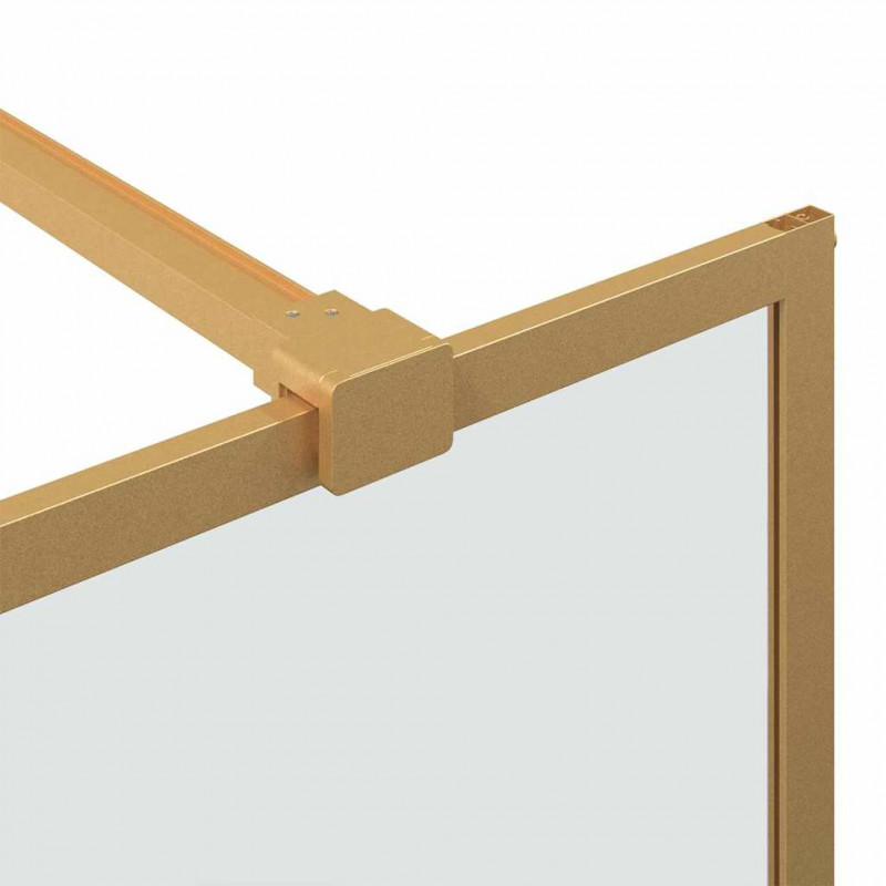 Ściana prysznicowa typu walk-in złoty 90 x 195 cm