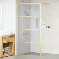 Ściana prysznicowa typu walk-in złoty 100 x 195 cm