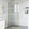 Ściana prysznicowa typu walk-in złoty 100 x 195 cm
