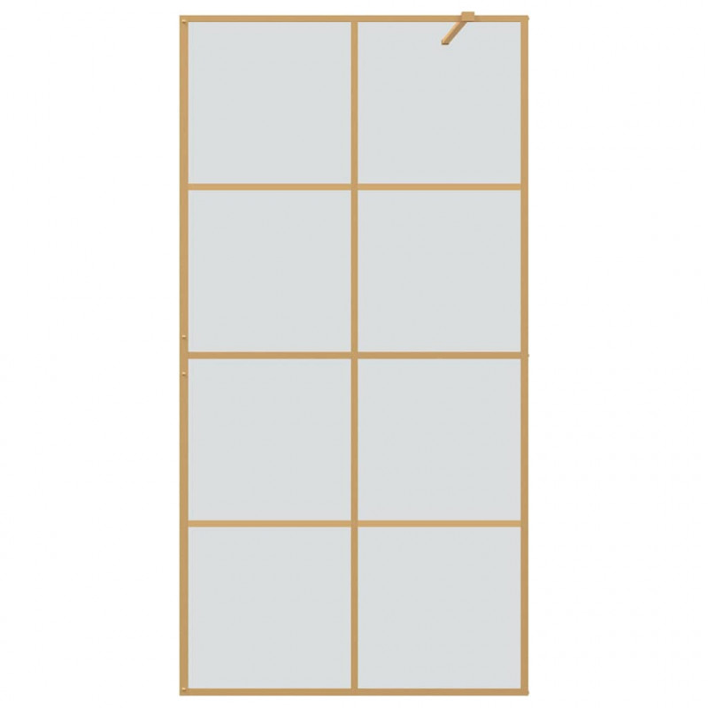 Ściana prysznicowa typu walk-in złoty 100 x 195 cm