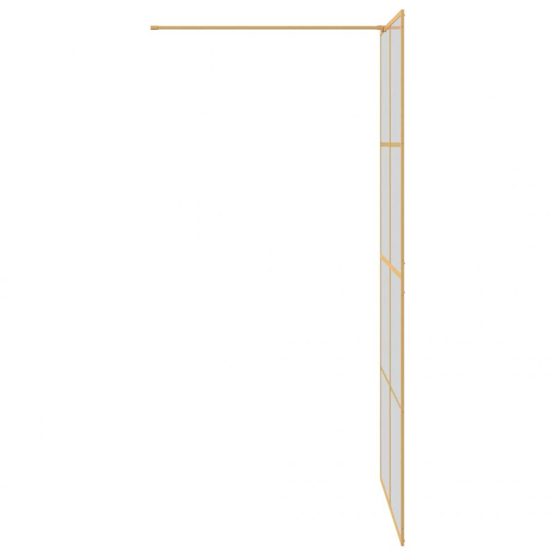 Ściana prysznicowa typu walk-in złoty 100 x 195 cm