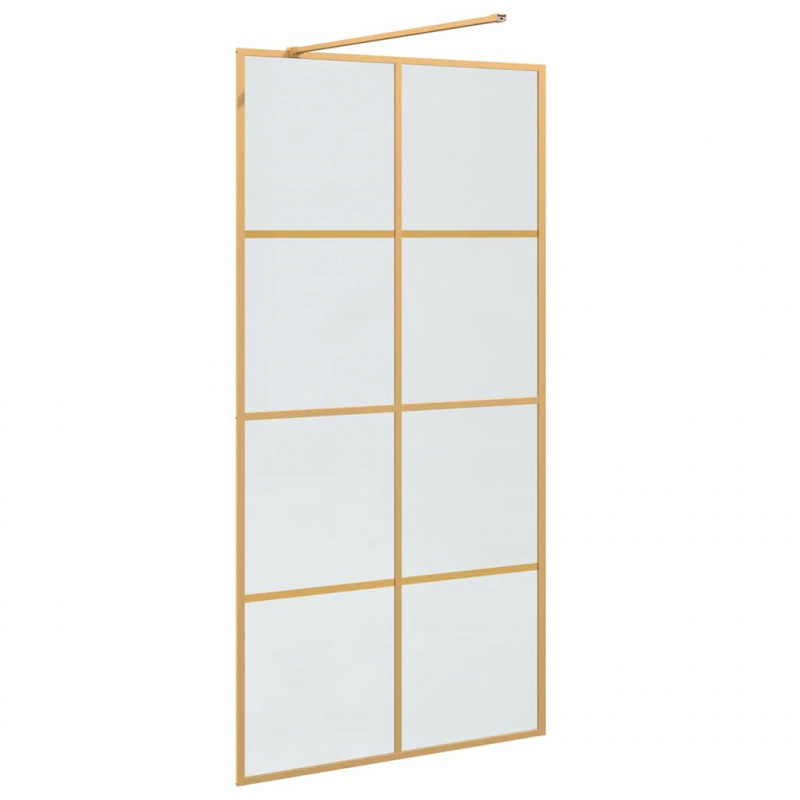 Ściana prysznicowa typu walk-in złoty 100 x 195 cm