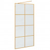 Ściana prysznicowa typu walk-in złoty 100 x 195 cm