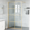 Ściana prysznicowa typu walk-in złoty 115 x 195 cm