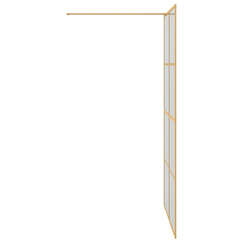 Ściana prysznicowa typu walk-in złoty 115 x 195 cm