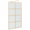 Ściana prysznicowa typu walk-in złoty 115 x 195 cm