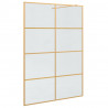 Ściana prysznicowa typu walk-in złoty 140 x 195 cm