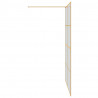 Ściana prysznicowa typu walk-in złoty 140 x 195 cm