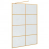 Ściana prysznicowa typu walk-in złoty 140 x 195 cm