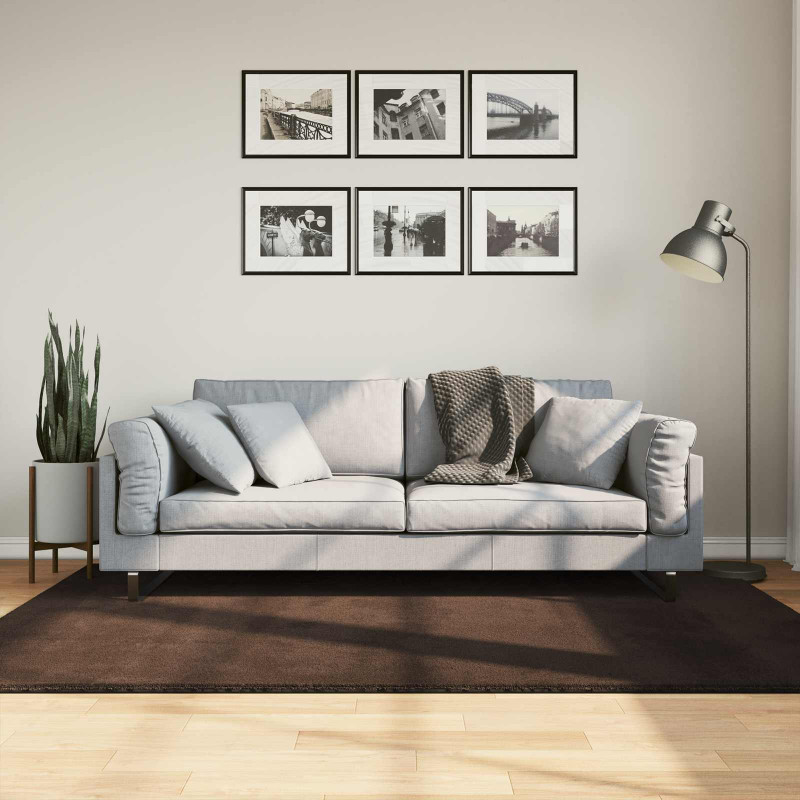 Dywany pokojowe HUARTE Brązowy 200 x 140 cm Poliester