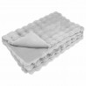 Antypoślizgowy koc z futra królika Olite Szary 240 x 270 cm