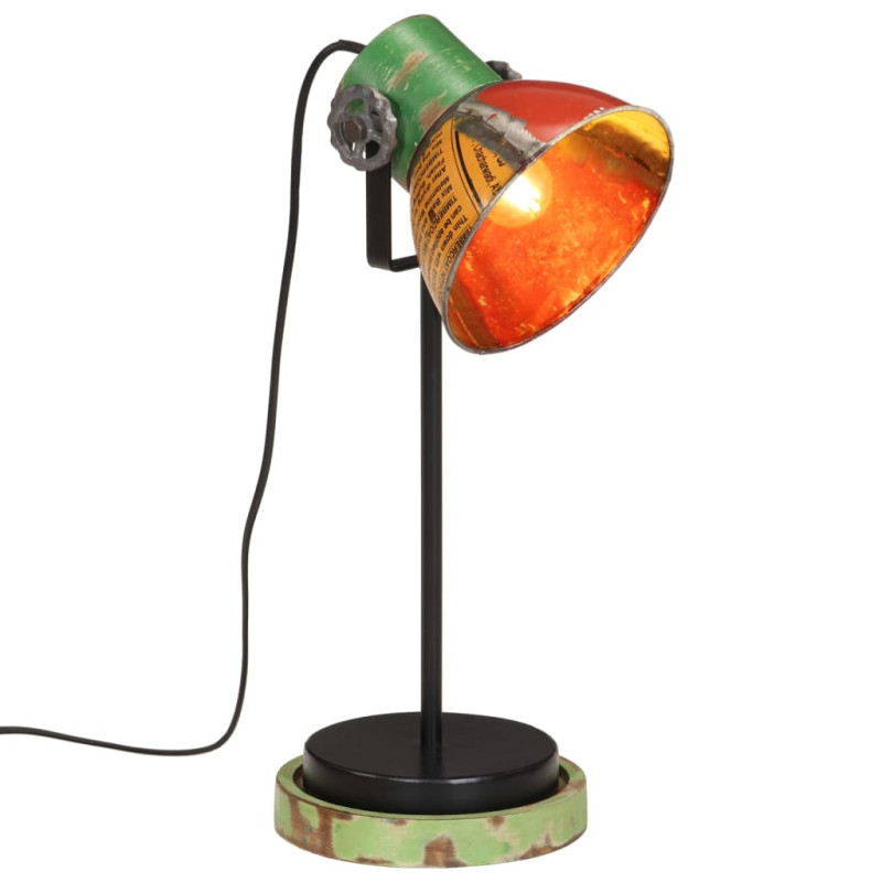 Lampa stołowa, 25 W, wielokolorowa, 17x17x50 cm, E27