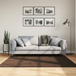 Dywany pokojowe Kwadrat HUARTE Brązowy 160 x 160 cm Poliester