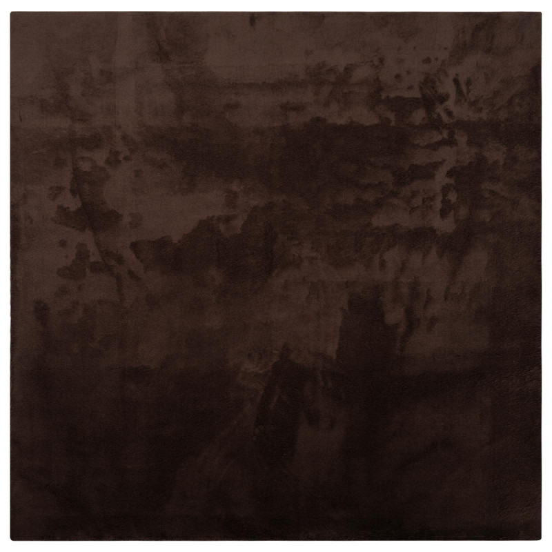 Dywany pokojowe Kwadrat HUARTE Brązowy 200 x 200 cm Poliester